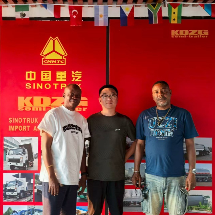 Customers from the Democratic Republic of Congo（DRC)come to the company to purchase dump trucks